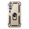 Galaxy A14 4G Kılıf Sofya Yüzüklü Silikon Kapak - Gold