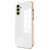 Galaxy A15 4G Kılıf Volet Silikon - Beyaz