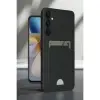 Galaxy A16 5G Kılıf Kelvin Kartvizitli Silikon - Siyah