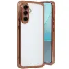 Galaxy A17 5G Razer Lensli Silikon - Çöl Titanyum