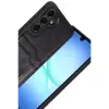 Galaxy A17 5G Sara Kartvizitli Deri Kılıf - Siyah