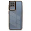 Galaxy A22 Kılıf Liva Lens Silikon - Siyah
