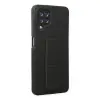 Galaxy A22 Kılıf Mega Standlı Silikon - Siyah