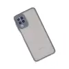 Galaxy A22 Kılıf Montreal Silikon Kapak - Gri