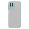 Galaxy A22 Kılıf Montreal Silikon Kapak - Turkuaz