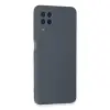 Galaxy A22 Kılıf Nano içi Kadife Silikon - Gri