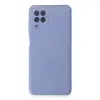 Galaxy A22 Kılıf Nano içi Kadife Silikon - Lila