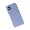 Galaxy A22 Kılıf Nano içi Kadife Silikon - Lila