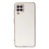 Galaxy A22 Kılıf Volet Silikon - Beyaz