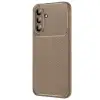 Galaxy A37 5G Auto Focus Karbon Kapak - Kahverengi