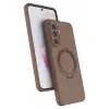 Galaxy A57 5G Regal Magsafe Standlı Kapak - Çöl Titanyum