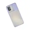 Galaxy A71 Kılıf Palm Buzlu Kamera Sürgülü Silikon - Lila