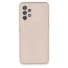 Galaxy A72 Kılıf Nano içi Kadife Silikon - Pudra