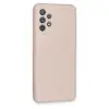 Galaxy A72 Kılıf Nano içi Kadife Silikon - Pudra