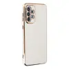 Galaxy A73 5G Kılıf Volet Silikon - Beyaz