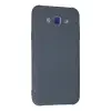 Galaxy J7 Kılıf Nano içi Kadife Silikon - Gri