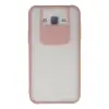 Galaxy J7 Kılıf Palm Buzlu Kamera Sürgülü Silikon - Pembe