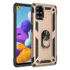 Galaxy M31S Kılıf Sofya Yüzüklü Silikon Kapak - Gold