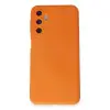 Galaxy M34 5G Kılıf Nano içi Kadife Silikon - Turuncu