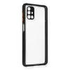 Galaxy M51 Kılıf Miami Şeffaf Silikon - Siyah