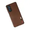 Galaxy M52 5G Kılıf Loop Deri Silikon - Kahverengi