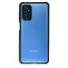 Galaxy M52 5G Kılıf Miami Şeffaf Silikon - Siyah