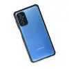 Galaxy M52 5G Kılıf Miami Şeffaf Silikon - Siyah
