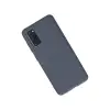 Galaxy S20 Kılıf Nano içi Kadife Silikon - Gri