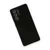 Galaxy S21 Ultra Kılıf Nano içi Kadife Silikon - Siyah