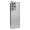 Galaxy S21 Ultra Kılıf Razer Lensli Silikon - Gümüş