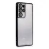 Galaxy S21 Ultra Kılıf Razer Lensli Silikon - Siyah
