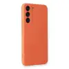 Galaxy S22 Plus Kılıf Nano içi Kadife Silikon - Turuncu