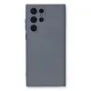 Galaxy S22 Ultra Kılıf Nano içi Kadife Silikon - Gri
