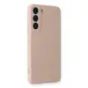 Galaxy S23 Plus Kılıf Nano içi Kadife Silikon - Pudra