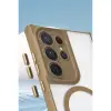 Galaxy S23 Ultra Kılıf Enka Magsafe Silikon Kılıf - Desert