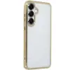 Galaxy S25 Kılıf Razer Lensli Silikon - Gold