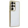Galaxy S25 Ultra Kılıf Razer Lensli Silikon - Gold