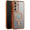 Galaxy S26 Joke Simli Magneticsafe Kılıf - Turuncu