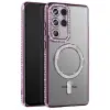 Galaxy S26 Ultra Joke Simli Magneticsafe Kılıf - Derin Mor