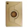 Galaxy T500 Tab A7 10.4 Kılıf 360 Tablet Deri Kılıf - Gold