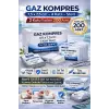 Gaz Kompres 7,5x7,5 cm 4 Katlı Steril 200 Adet Tel Tel Spanç Pansuman Bezi (2KUTU)