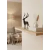 Geyik Figürü Gri Modern Salon ve Raf Dekoru