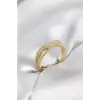 Gold Renk Sarmal Model Kadın Yüzük