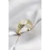 Gold Renk Vintage Model Kadın Yüzük