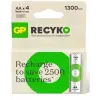 GP AA 1300 mAh Şarjlı Kalem Pil 4lü Paket GP130AAHCEMTR-4LÜ