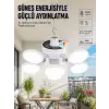 Güneş Enerjili Katlanabilir 5 Kanatlı Solar Bahçe Lambası
