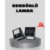 Güneş Enerjili Sensörlü Dış Mekan Duvar Lambası – 3 Modlu, 2200mAh Pil, 120° Algılama