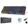 Hadron G509B Siyah Mekanik Gaming Mini Klavye Blue Switch RGB