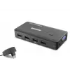 Hadron Hdx1374 2 Port + 4- Usb Vga Kvm Switch Kablolu Siyah