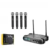 Hadron Hdx2792 Kablosuz 4-Mikrofon Vhf Siyah